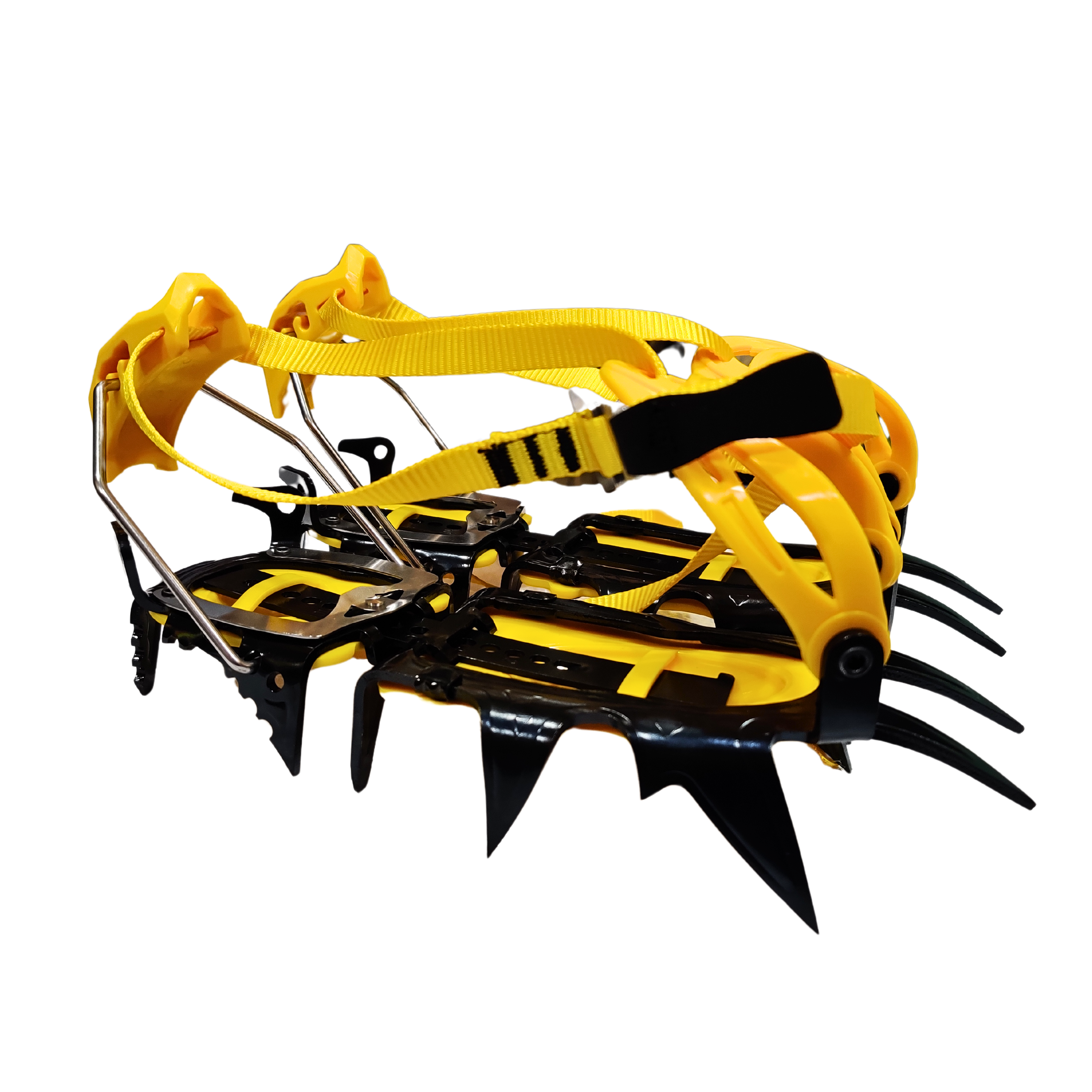 12 Point Semi Automatic Crampons Carbon Steel Ice Climbing Pakistan