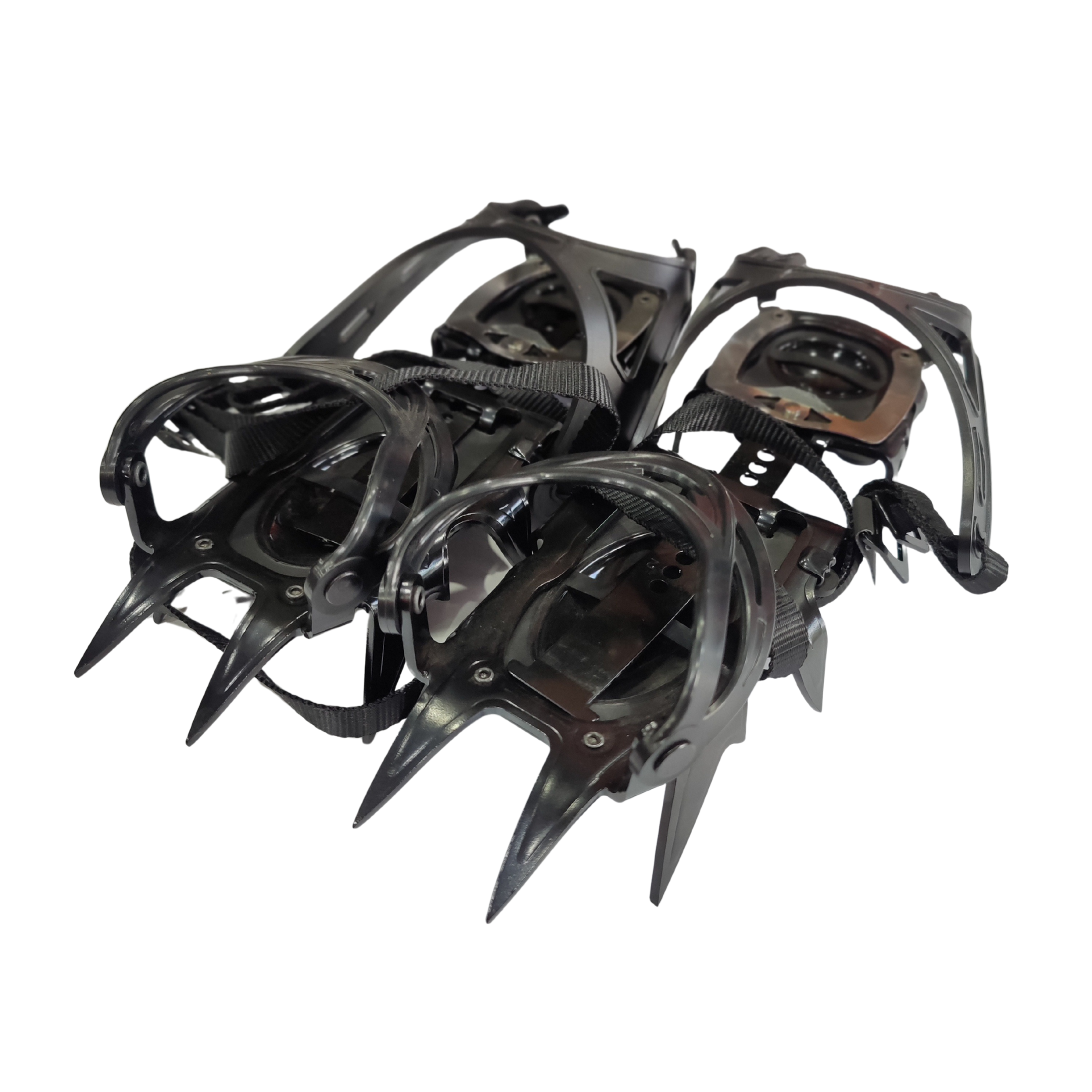 12 Point Classic Crampons Carbon Steel Anti-Slip Ice Climbing Spikes
