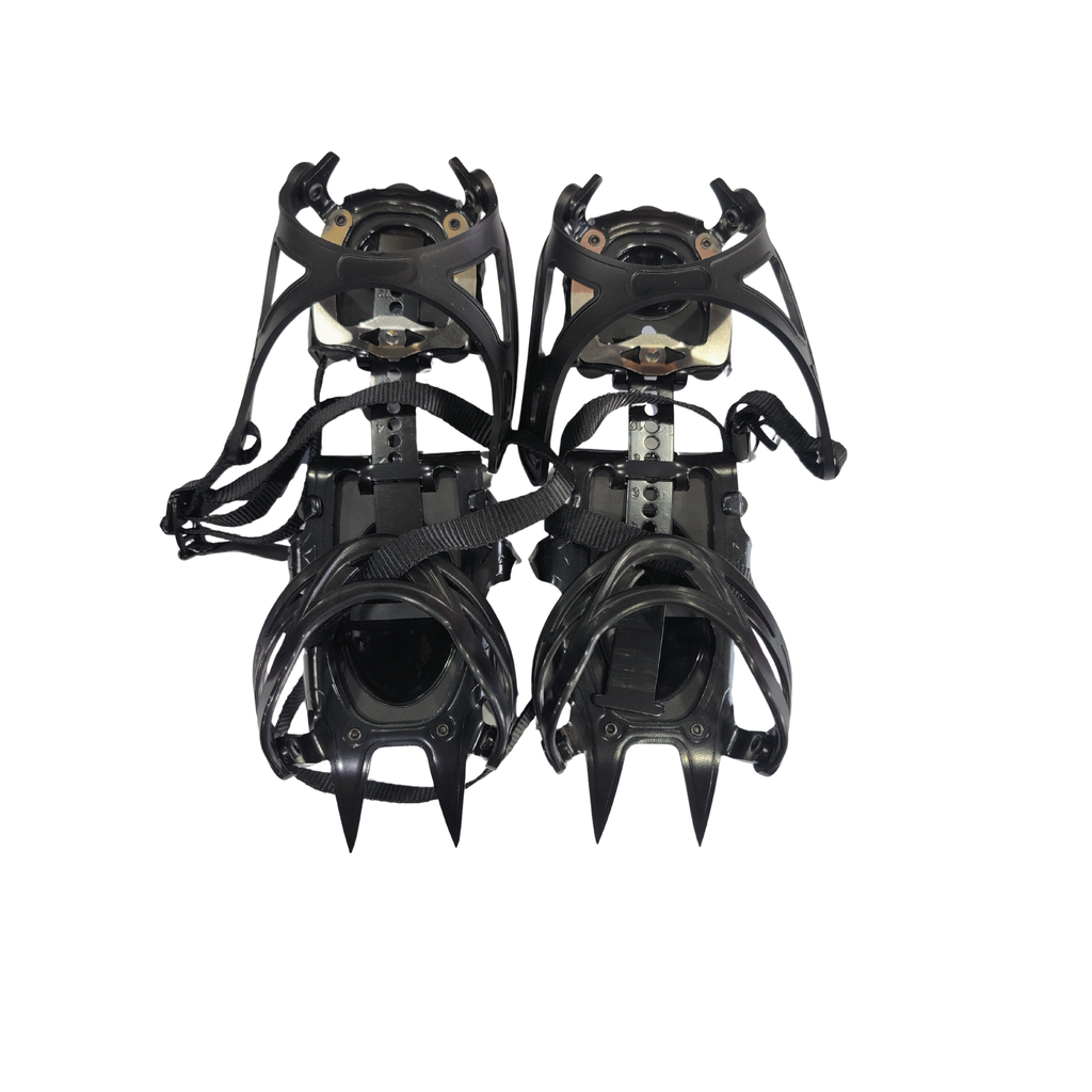 12 Point Classic Crampons Carbon Steel Anti-Slip Ice Climbing Spikes