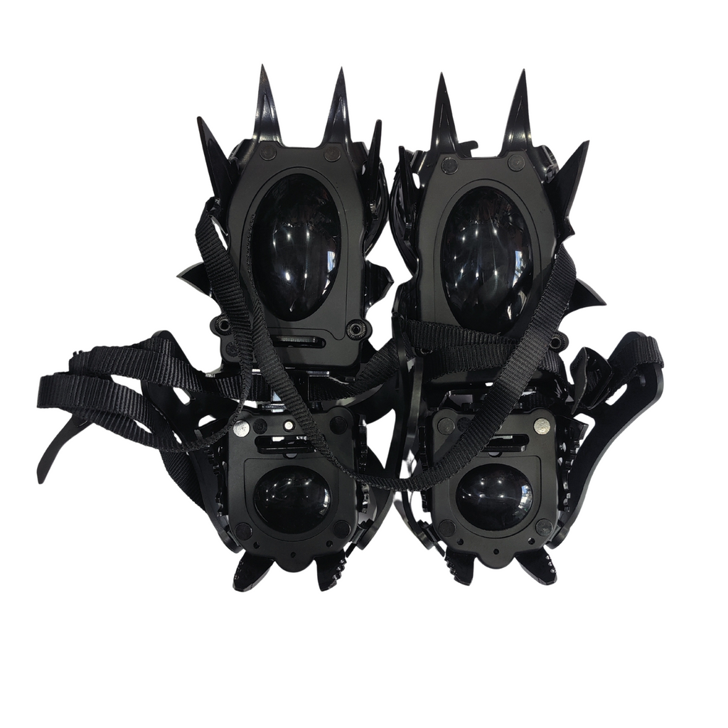 12 Point Classic Crampons Carbon Steel Anti-Slip Ice Climbing Spikes