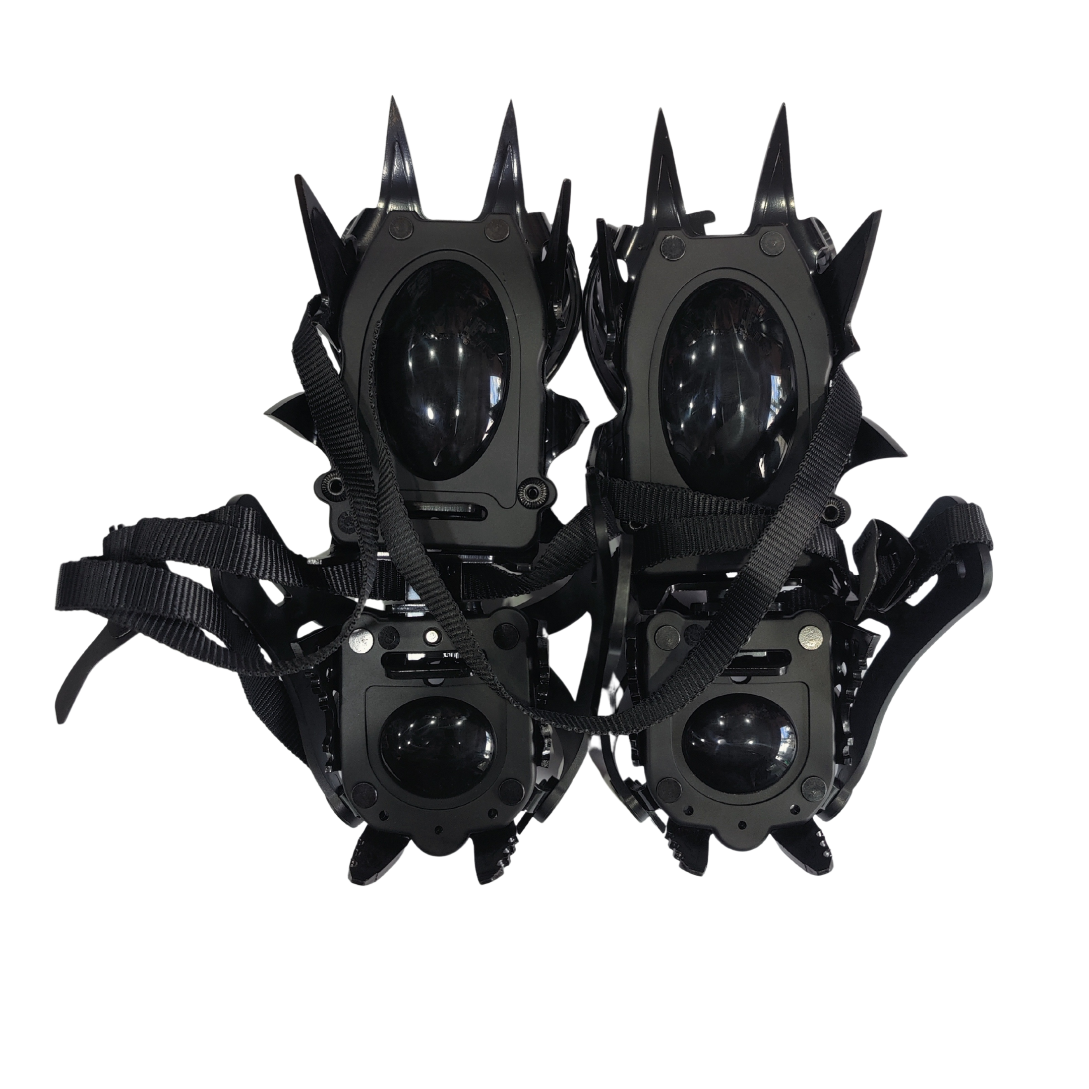 12 Point Classic Crampons Carbon Steel Anti-Slip Ice Climbing Spikes