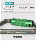 Xinda Hua Series D-Shaped Auto-Lock Carabiner for Outdoor Climbing, Mountaineering, Caving, and Rappelling Safety Gear