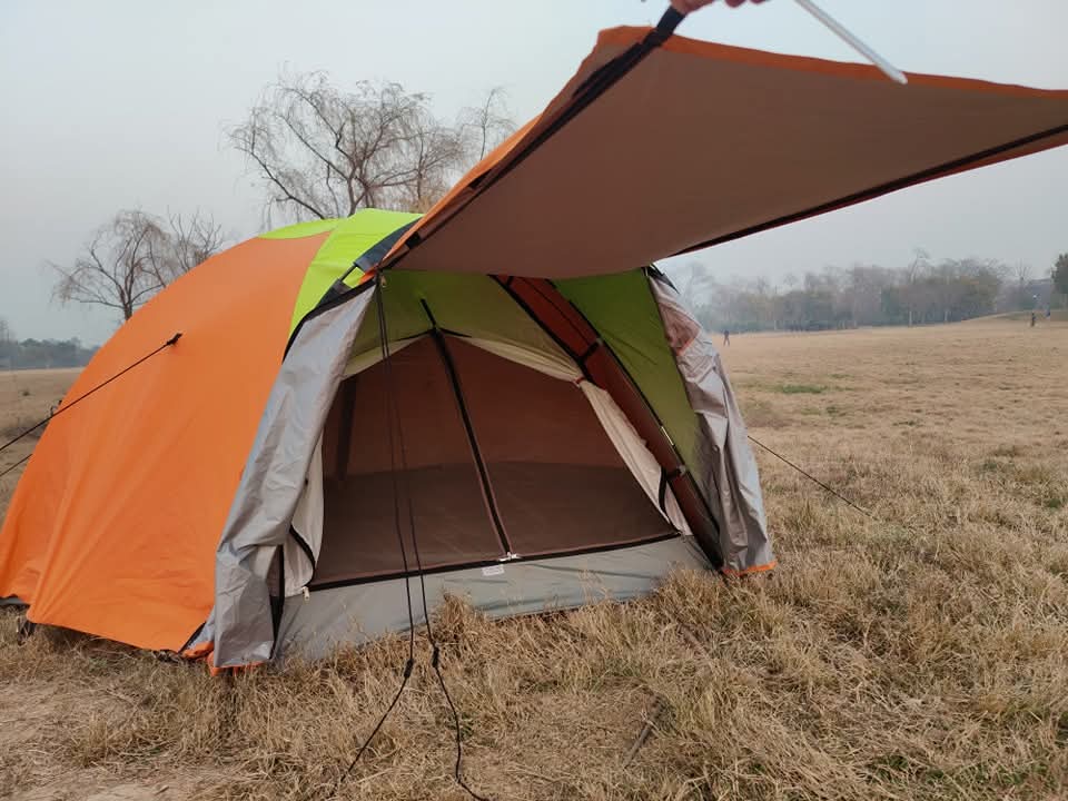 NCE D3-V Basecamp Tent 3 Person Waterproof Expedition Camping Tent