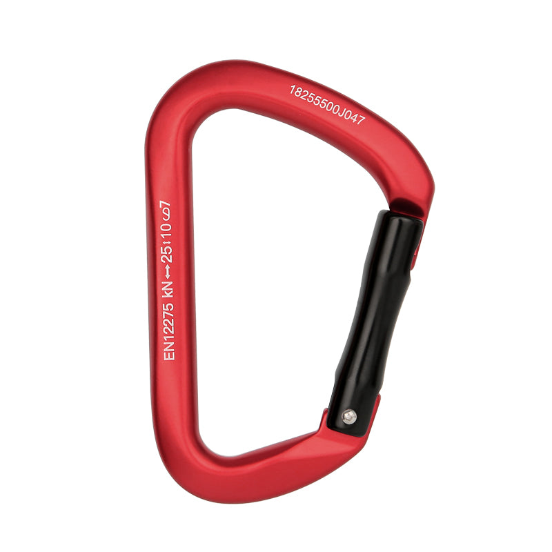 XINDA Outdoor Large D-Shaped Carabiner – Straight Gate Main Lock for Climbing, Mountaineering, and Safety Gear