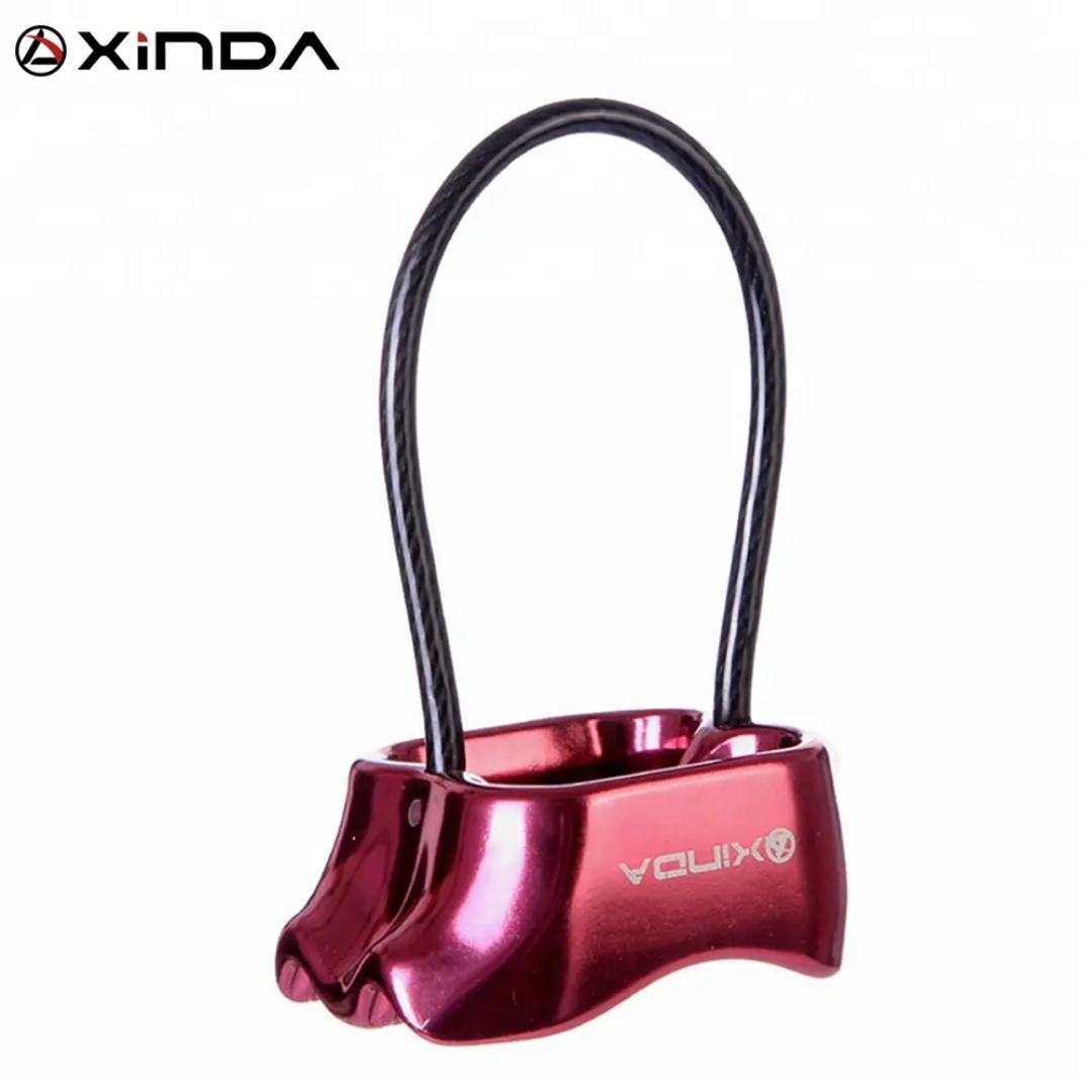 Xinda ATC Descender Belay Device Aluminum Alloy Climbing Rappel Gear