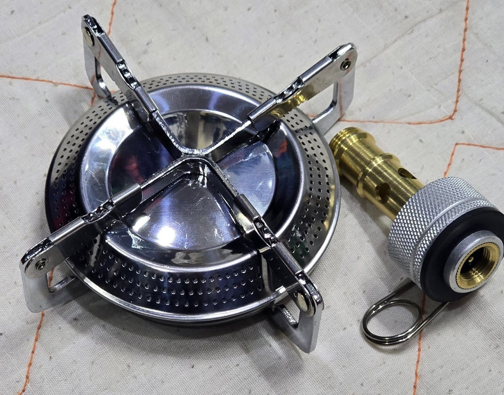 Portable Camping Gas Stove Campsor-412 | Foldable Stainless Steel Backpacking Stove with Carry Bag