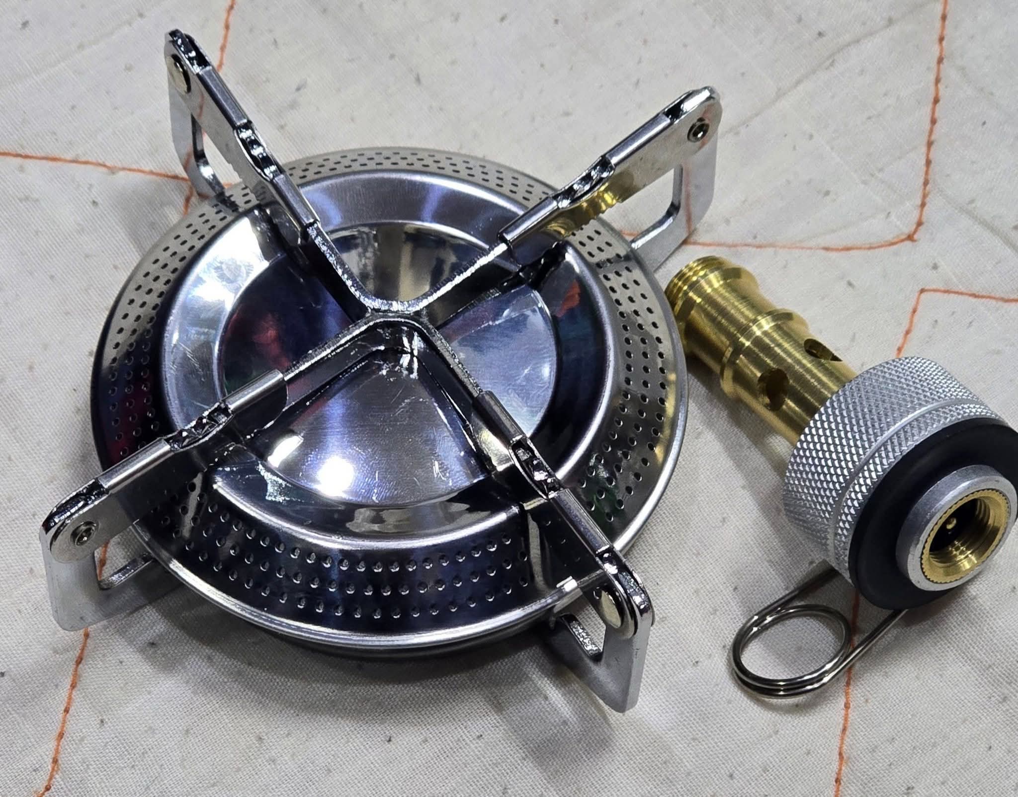 Portable Camping Gas Stove Campsor-412 | Foldable Stainless Steel Backpacking Stove with Carry Bag