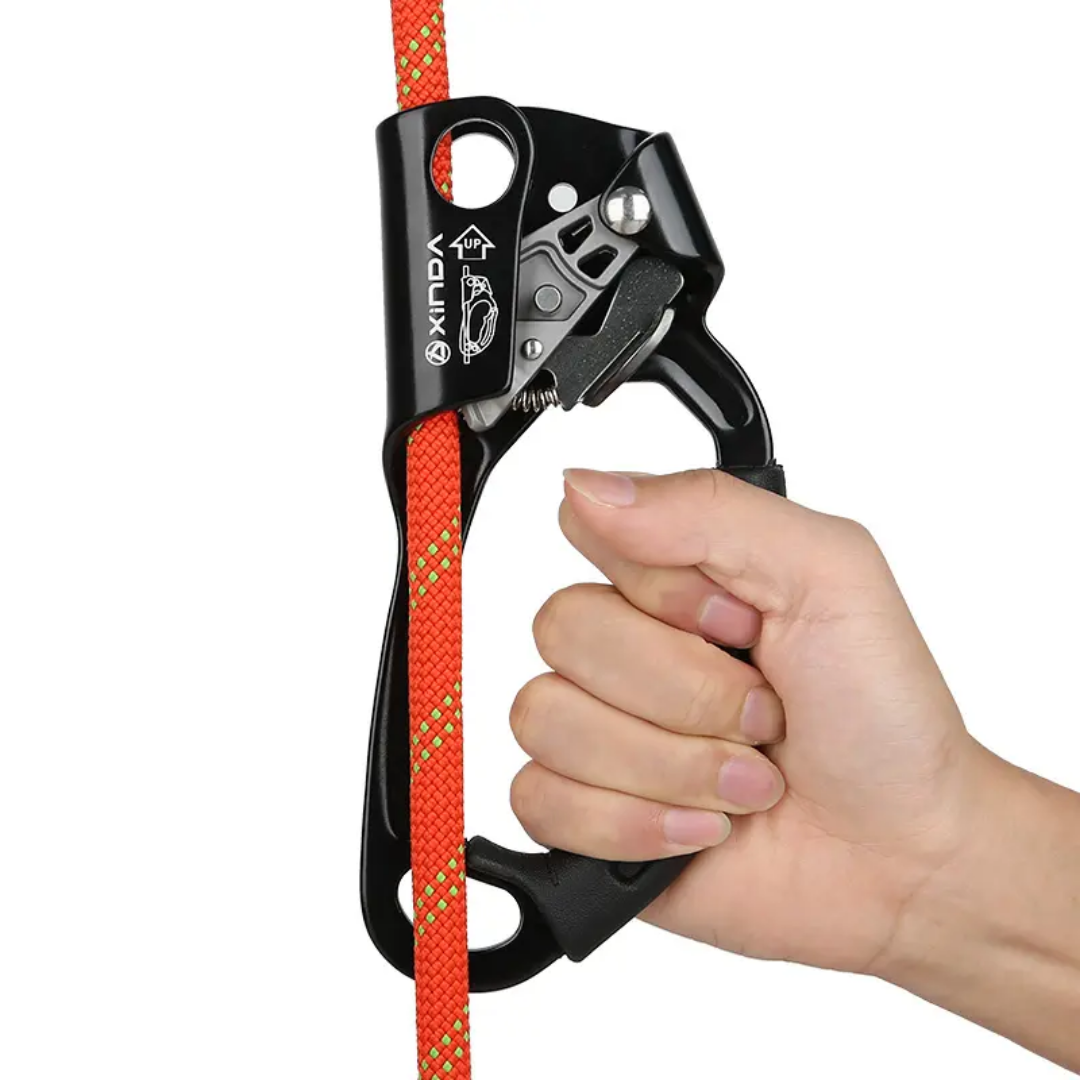 Xinda Climbing Ascender 8–13mm Rope 7075 Aluminum Rope Grab Device
