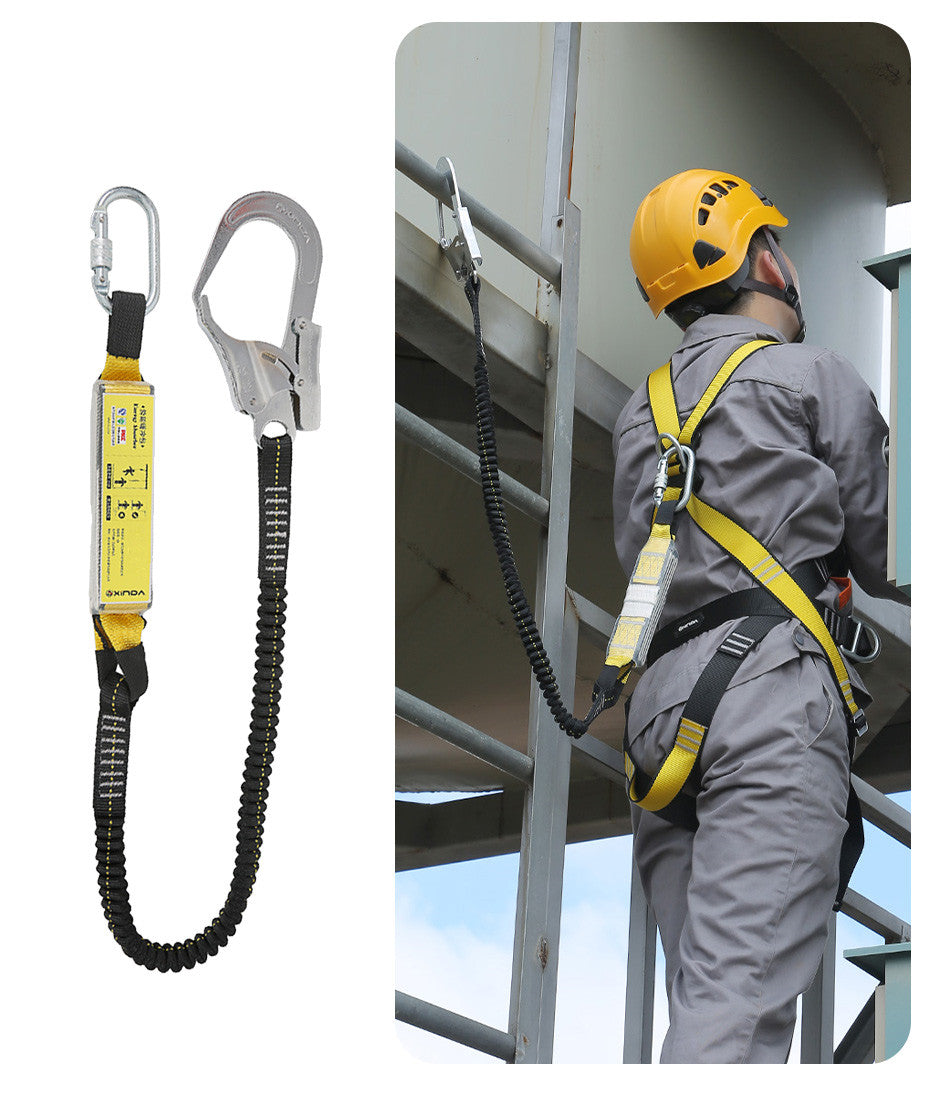 XINDA high quality lanyard with energy absorber for fall protection work at height