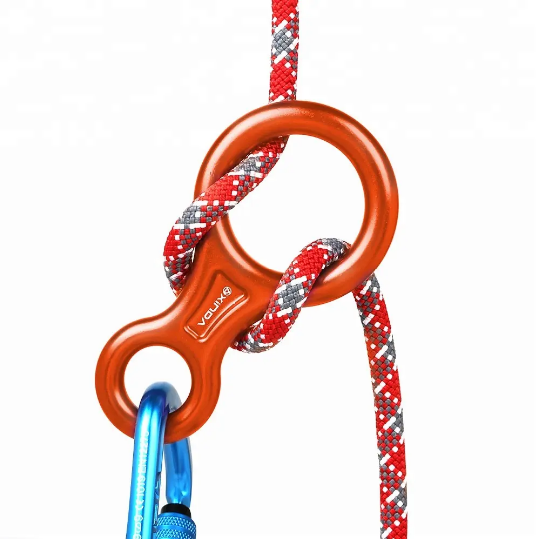 XINDA 35kN Figure 8 Descender | Aluminum Climbing Rappelling Device for 8–13mm Rope