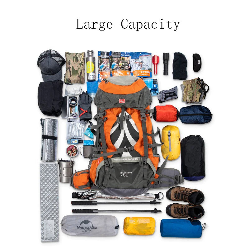 Naturehike 70L+5L Outdoor Backpack Outdoor Bag Waterproof