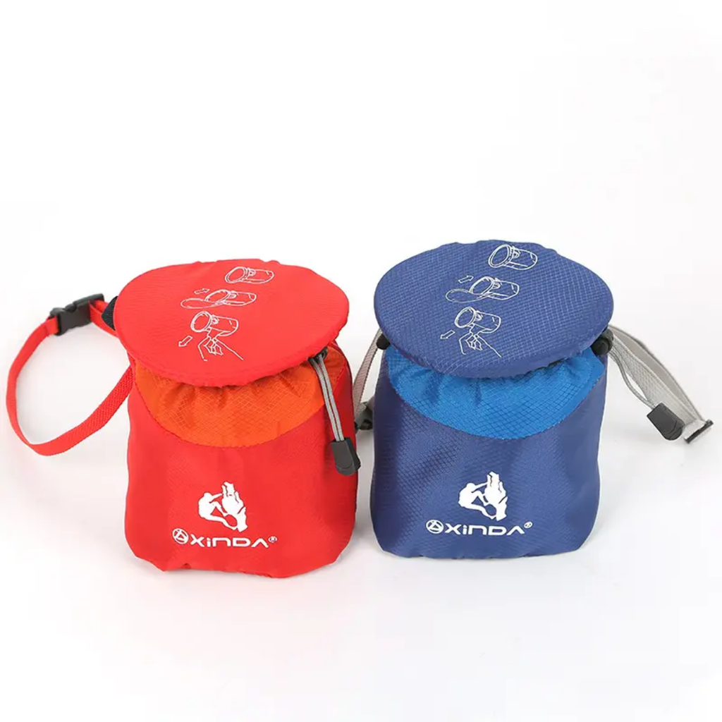XINDA Chalk Bag | Lightweight Nylon Chalk Bag for Rock Climbing, Bouldering & Gym Climbing