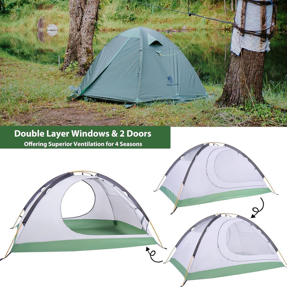 Toproad 2 Person 4 Season Backpacking Tent