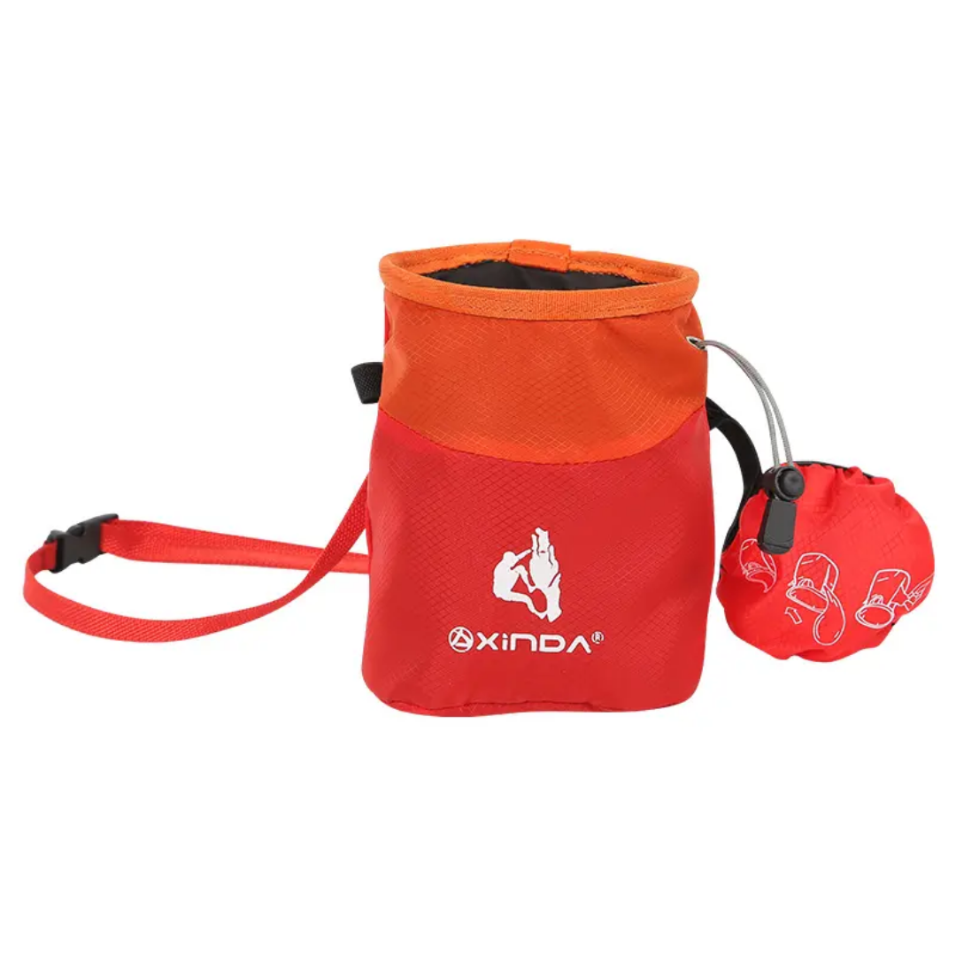 XINDA Chalk Bag | Lightweight Nylon Chalk Bag for Rock Climbing, Bouldering & Gym Climbing