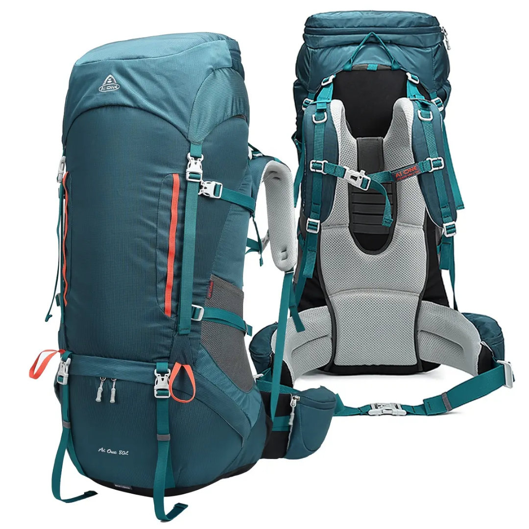 80L Hiking Backpack | Waterproof Trekking & Camping Backpack | AI ONE
