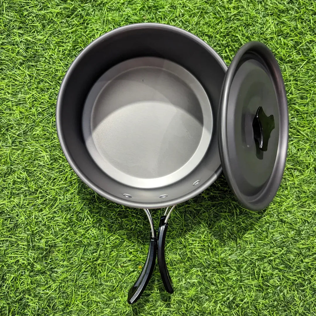 Outdoor Camping Cooking Set DS-500 | Portable Hiking Cookware Kit for 4-5 People
