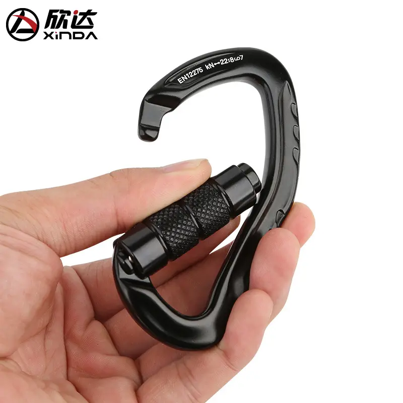 XINDA CE & UIAA Certified 22kN Twist Lock Carabiner | 7075 Aircraft Aluminum