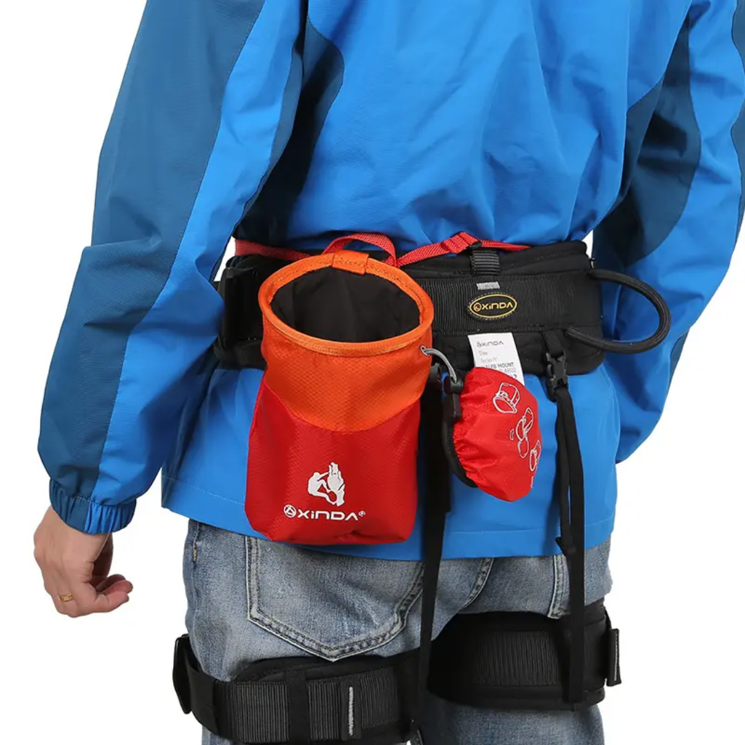 XINDA Chalk Bag | Lightweight Nylon Chalk Bag for Rock Climbing, Bouldering & Gym Climbing