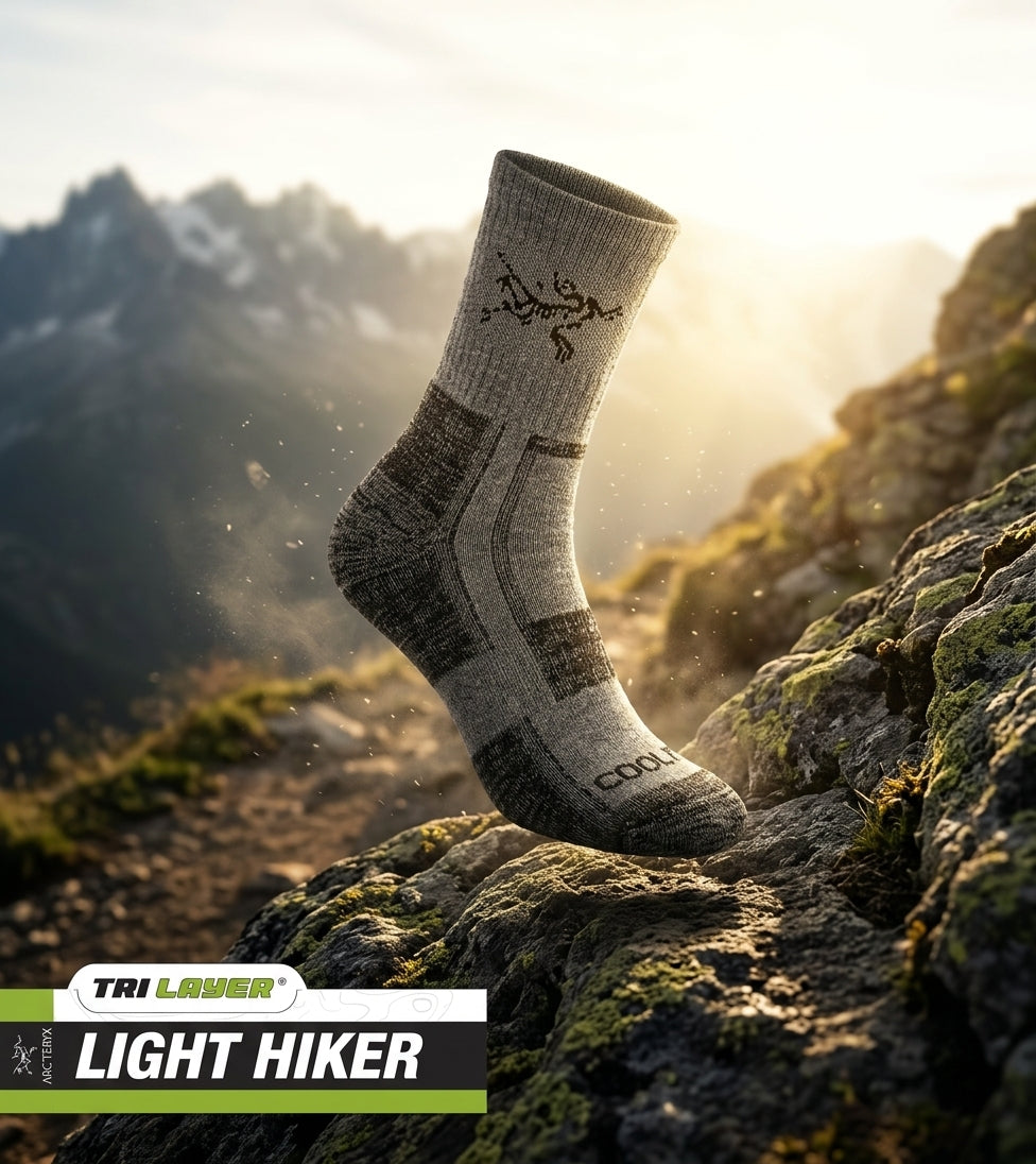 Arc'teryx Light Hiker Tri-Layer Coolmax Trekking Socks