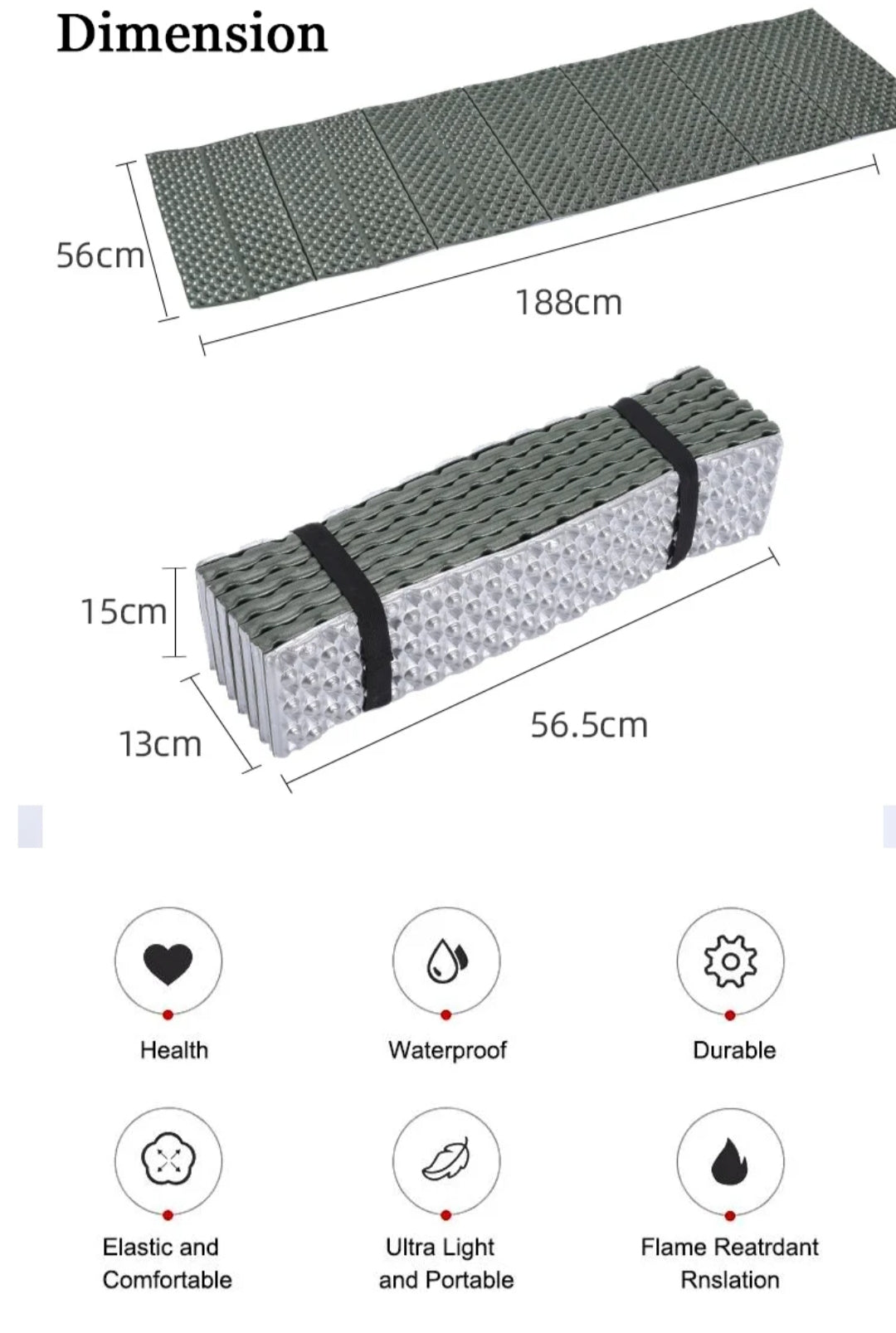 Folding Camping Sleeping Mat – Portable Outdoor Sleeping Pad