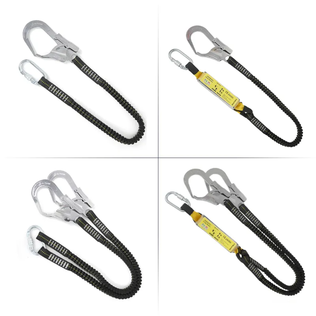 XINDA high quality lanyard with energy absorber for fall protection work at height