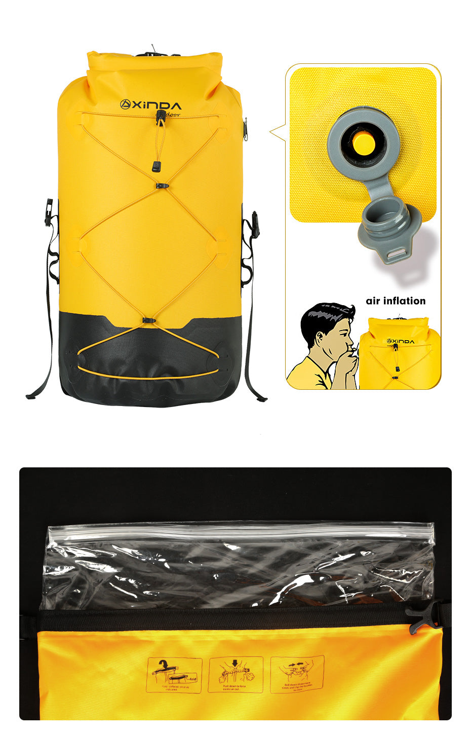 Xinda Waterproof Canyoning Backpack