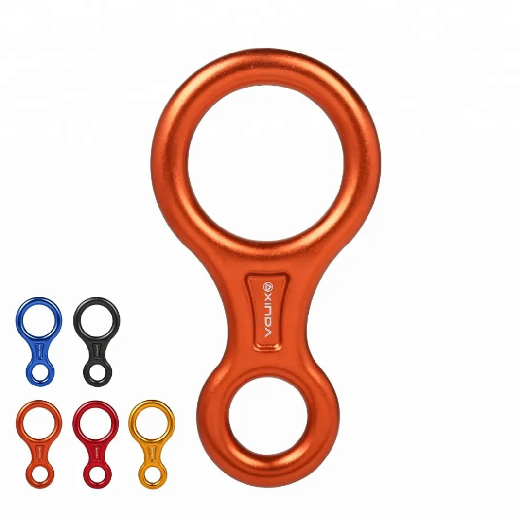 XINDA 35kN Figure 8 Descender | Aluminum Climbing Rappelling Device for 8–13mm Rope