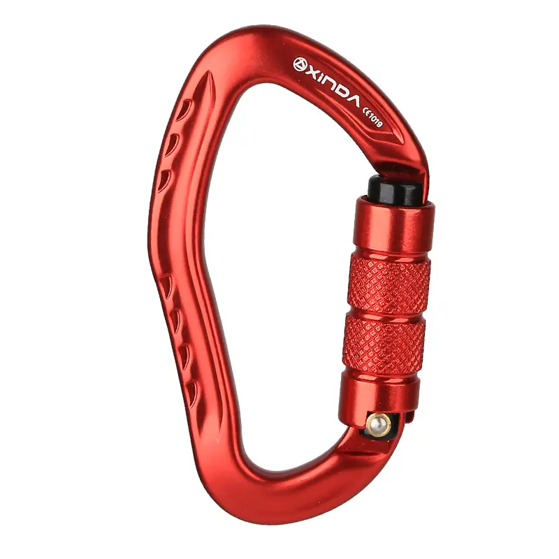 XINDA CE & UIAA Certified 22kN Twist Lock Carabiner | 7075 Aircraft Aluminum
