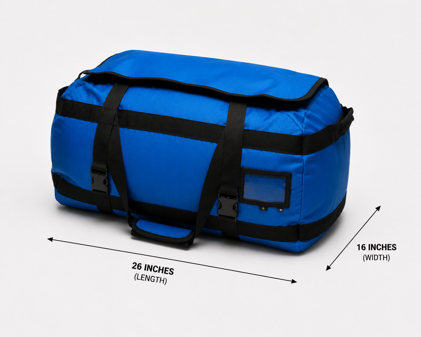 NCE Heavy-Duty Waterproof PVC Lined Ripstop Duffel Bag | 26" Outdoor Expedition Gear Bag
