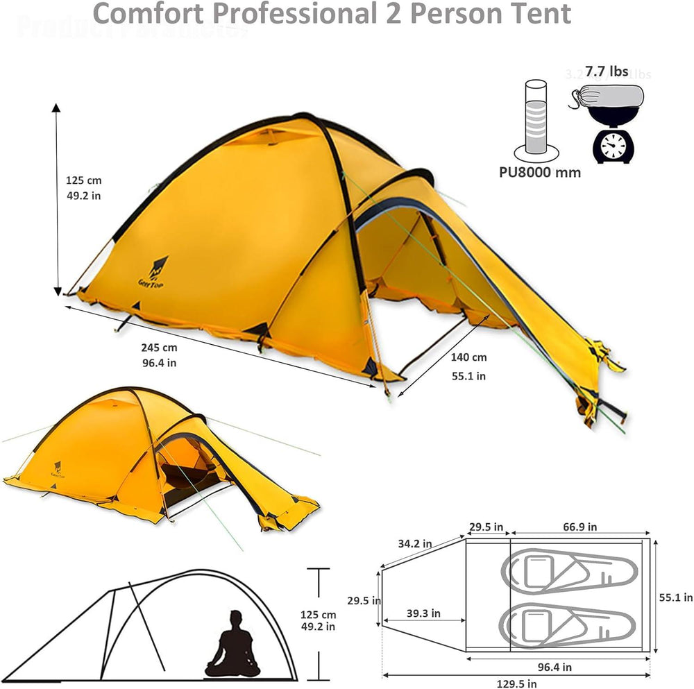 Navigator 2 Person 4 Season Mountaineering Tent
