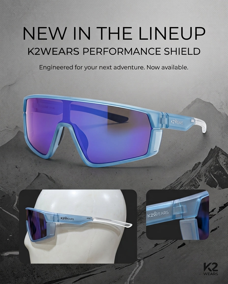 K2WEARS Trail Shield – UV400  Performance Eyewear