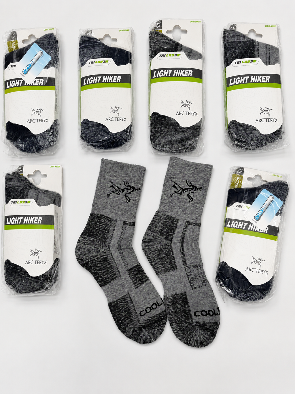 Arc'teryx Light Hiker Tri-Layer Coolmax Trekking Socks