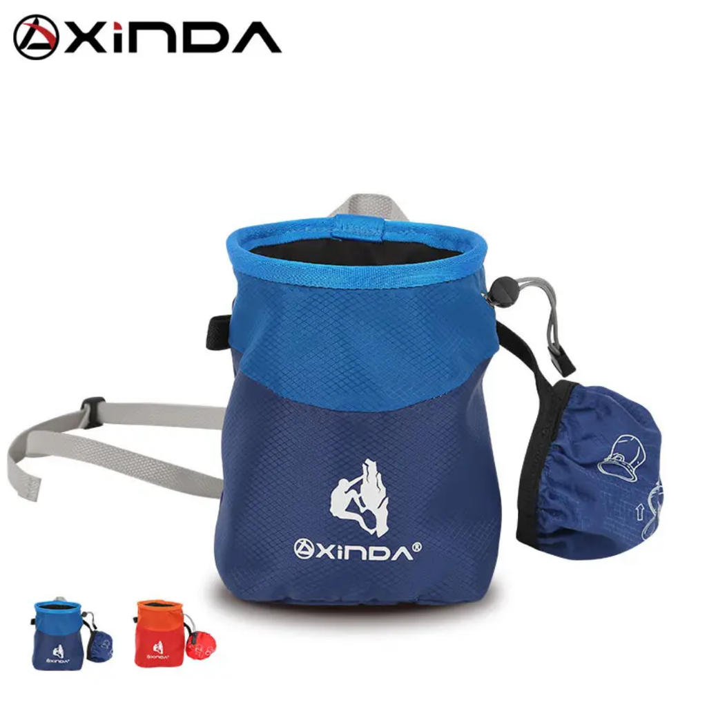 XINDA Chalk Bag | Lightweight Nylon Chalk Bag for Rock Climbing, Bouldering & Gym Climbing