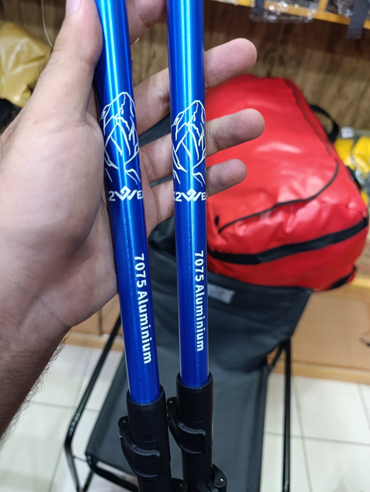K2 Wear 7075 Aluminum Walking Sticks | Adjustable Lightweight Trekking Poles
