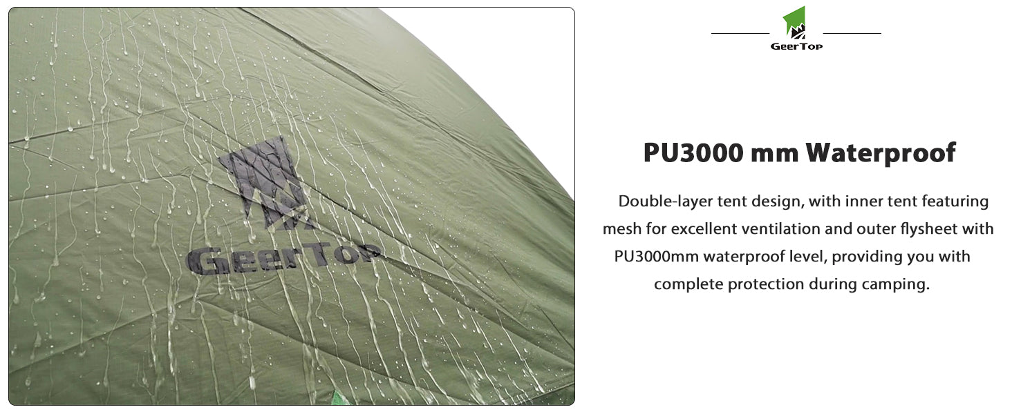 Toproad 2 Person 4 Season Backpacking Tent