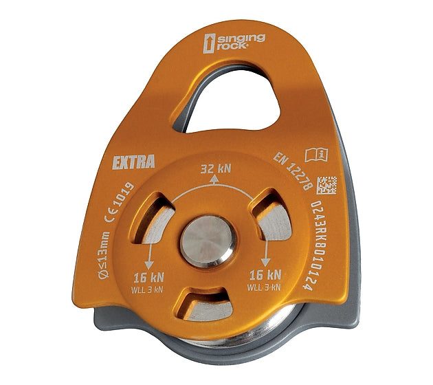 Singing Rock Pulley Extra 32kN  High Efficiency Rescue & Rope Access Pulley | Available in Pakistan