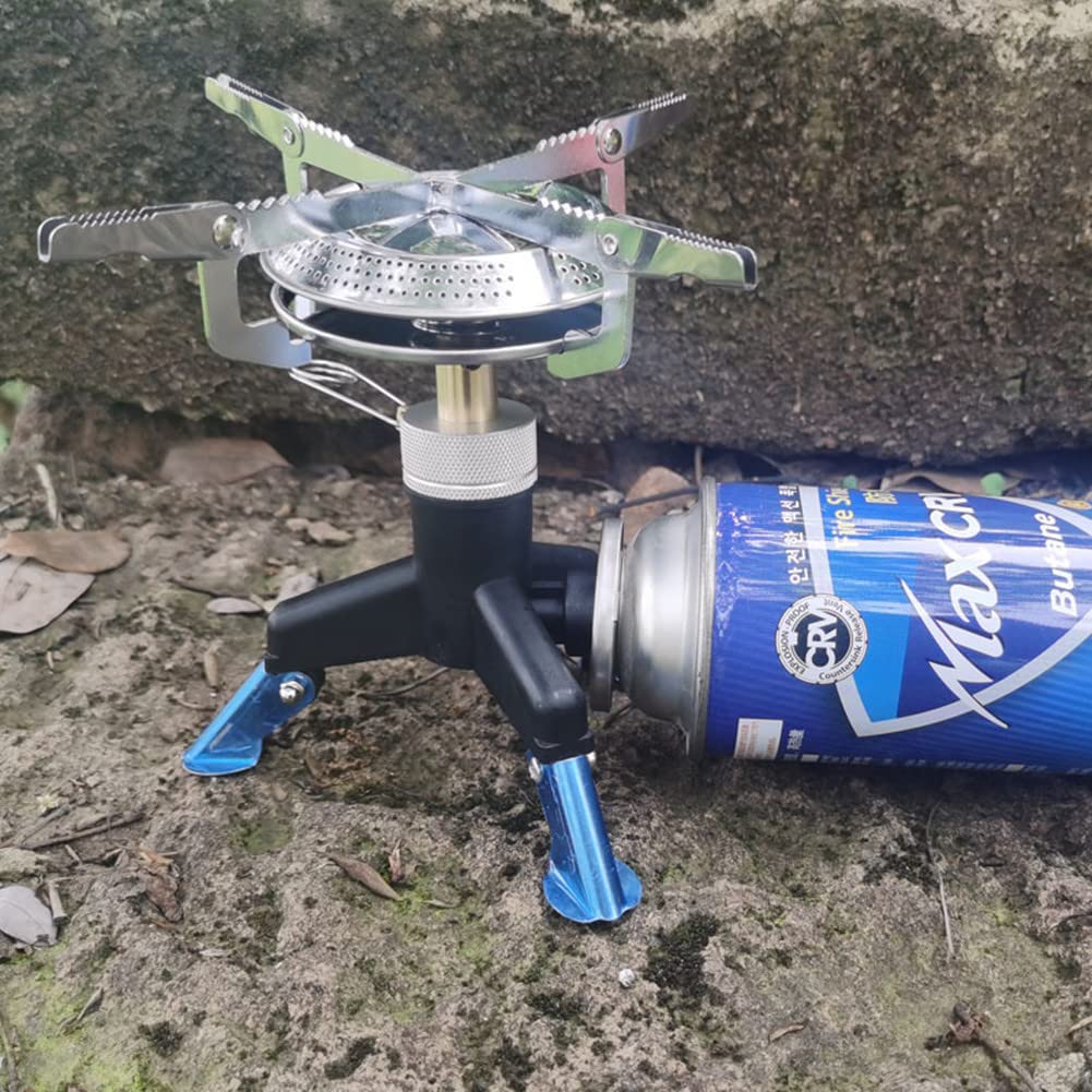 Portable Camping Gas Stove Campsor-412 | Foldable Stainless Steel Backpacking Stove with Carry Bag