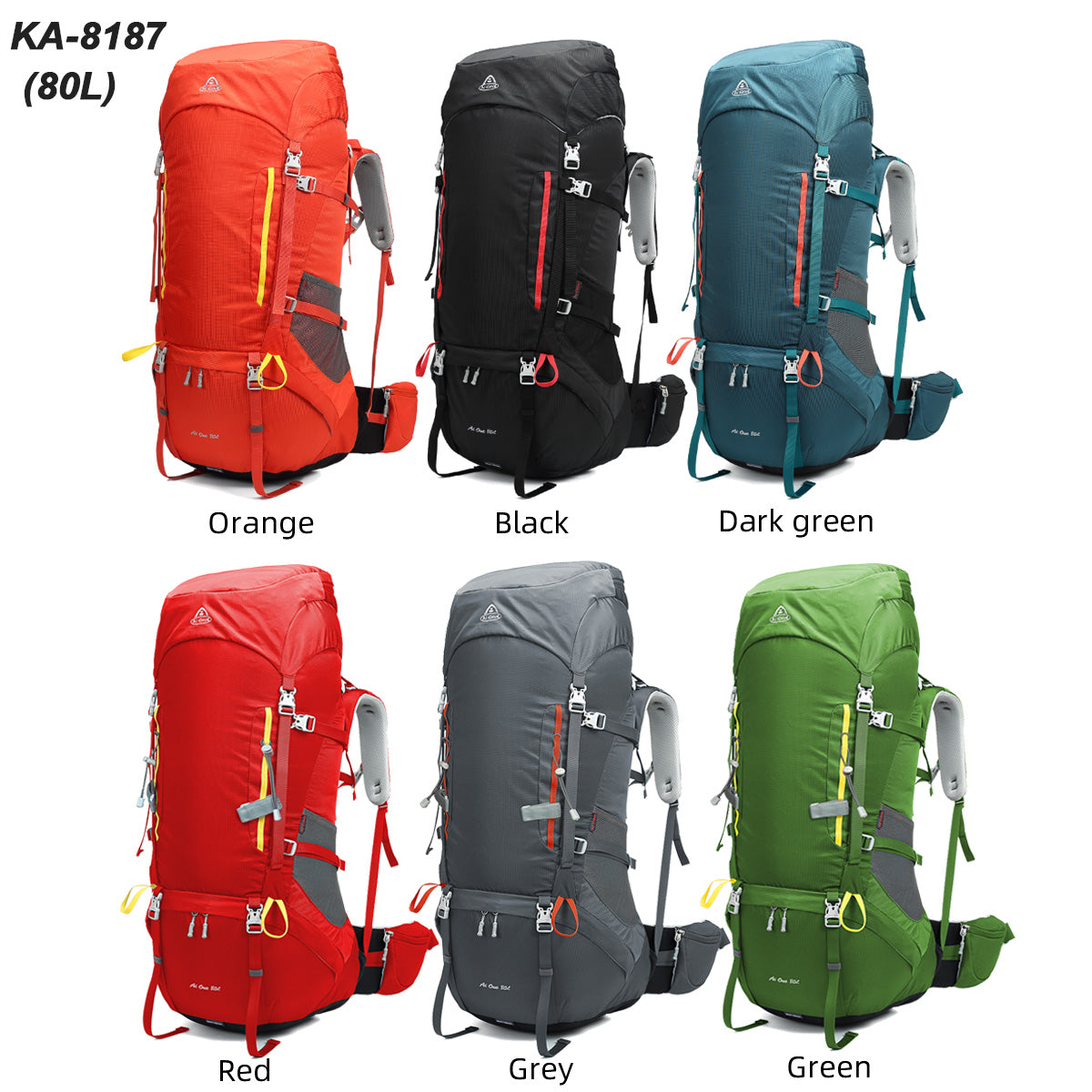 80L Hiking Backpack | Waterproof Trekking & Camping Backpack | AI ONE