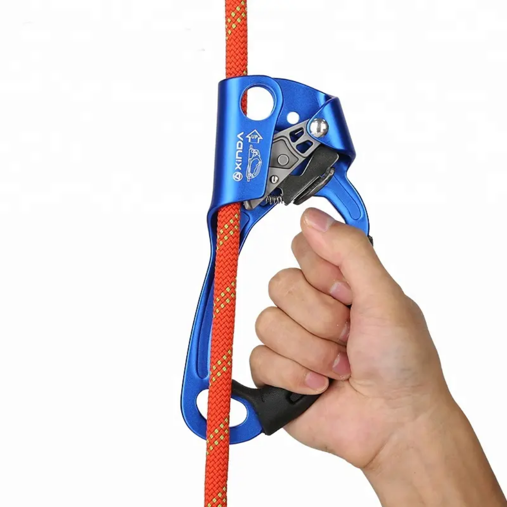 Xinda Climbing Ascender 8–13mm Rope 7075 Aluminum Rope Grab Device