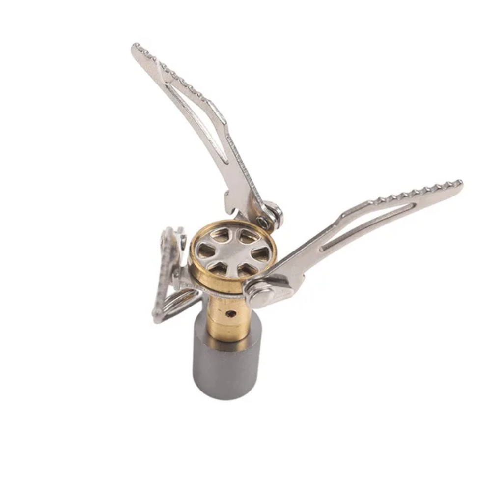 Ultralight Portable Camping Gas Stove 50g | Foldable Mini Backpacking Stove for Hiking, Trekking & Outdoor Cooking