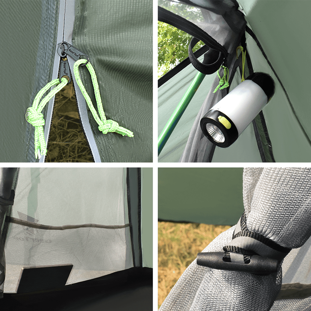 GeerTop PyramidII 1 Person Ultralight Backpacking Tent