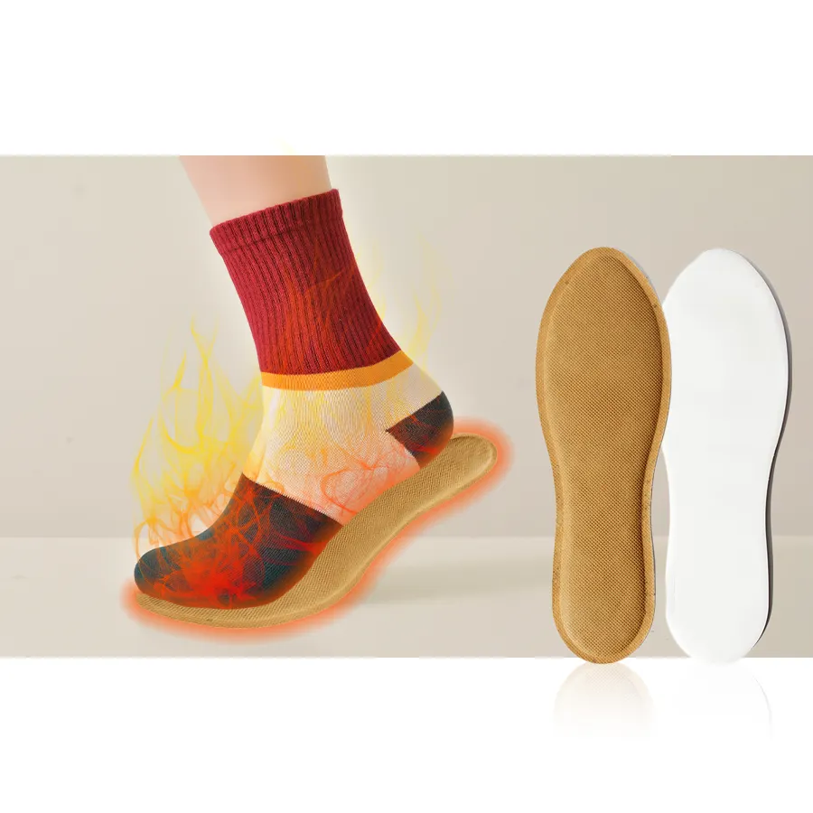 Insole Foot Warmers - Long Lasting Safe Natural Odorless Air Activated Warmers - Up to 9 Hours of Heat