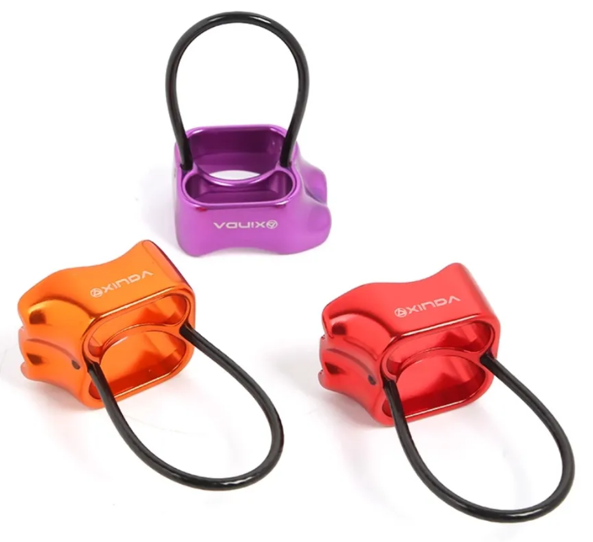 Xinda ATC Descender Belay Device Aluminum Alloy Climbing Rappel Gear