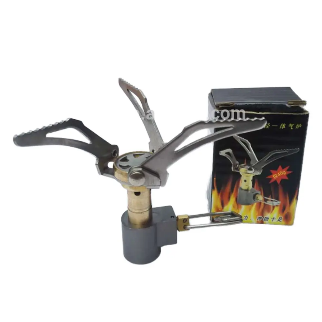 Ultralight Portable Camping Gas Stove 50g | Foldable Mini Backpacking Stove for Hiking, Trekking & Outdoor Cooking