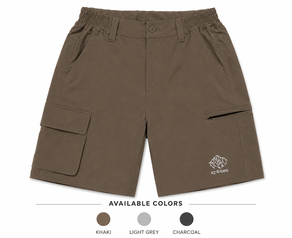 K2WEARS Outdoor Cargo Hiking Shorts – Quick-Dry Utility Shorts